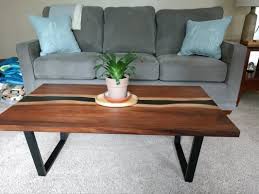 With woods from all over the world and slightly indigenous silhouettes, the design of each piece is timeless ash tree live edge coffee table, live edge table, rustic edge end tableby naturalist. Live Edge Wood And Resin Cailen Coffee Table World Market