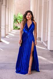 New Years Eve Outfit Blue Velvet Long Maxi Dress Party Dress Classy Eve Dresses New Years Eve Dresses