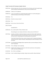 The american psychological association (apa) citation system presents different ways of citing interviews, which will comprehensively be discussed in this article. Transcript Example With Microsoft Word And Pdf Templates