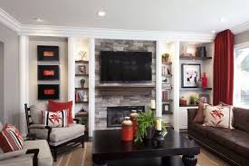 Living Room With Fireplace And Tv On Opposite Walls Livingroom Layout Small Living Room Layout Trendy Living Rooms