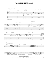 Chords ratings, diagrams and lyrics. Do I Wanna Know Drum Tab