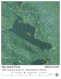 We have hiked in a few miles from the back side of chain of ponds and fished some streams, but i know the club is much further in. Lakes Of Maine Lake Overview Big Island Pond Chain Of Ponds Twp Seven Ponds Twp Franklin Maine