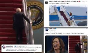 I added music to joe biden falling up the stairs to air force one. Yh0aj2d3bogfrm