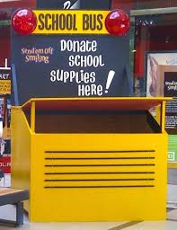 Image Result For School Supply Donation Drop Off Box Back To School Displays School Displays School Donations