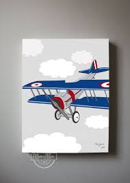 Aviator Nursery Boy Wall Art Boys Room Wall Art Canvas Wall Art