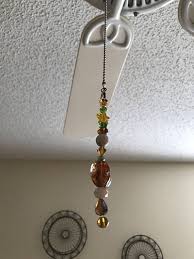 Fan Pull Sun Catcher Charm With Glass Beads Ceiling Fan Pulls Diy Glass Beads Fan Pulls Diy