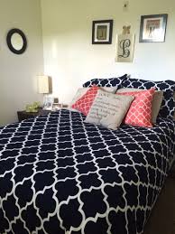 See more ideas about coral navy weddings, coral wedding, wedding colors. Navy Blue Coral And Tan Apartment Living Bedroom Bedding Duvet Cover Coral Bedroom Coral Bedroom Decor Remodel Bedroom