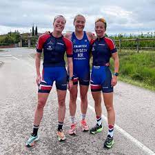Michel was the final competitor to finish the race around 15 minutes after flora duffy took a superb gold medal for bermuda, and collapsed in tears after crossing the line. Lotte Miller Triathlete Photos Facebook