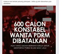Hal tersebut sudah menjadi hakikat manusia sebagai mahkluk sosial. Pdrm Batalkan Surat Tawaran 600 Orang Calon Konstabel Wanita Sebenarnya My