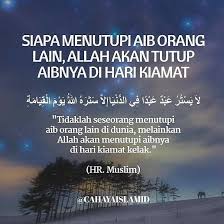Ya rabb tutupilah aib aib ku dan jagalah aku ketika hendak terjerumus ke lubang yang sama dan sudahilah ujian yang aku tidak dapat menahan nya ya allah berikanlah aku untuk selalu tunduk dan. Pin Di Dien Aib