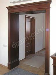 варианты оформления как оформить дверной проем без двери на кухню фото Pin By Jean Ferdi Nkie On Marcos Interior Wood Doors Interior Door Design Moldings And Trim