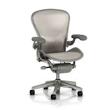 Aeron Chair By Herman Miller Size C Large Highly Adjustable Titanium Smoke Frame Best Ergonomic Office Chair Ergonomic Office Chair Best Office Chair