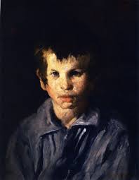 Cross Eyed Boy George Wesley Bellows Oil Painting Ashcan School Portrait Painting Artist