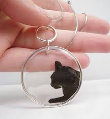 Black Cat Resin Pendant Resin Jewelry Resin Jewelry Making Resin Jewelry Diy