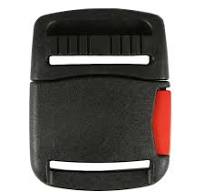 1 1/2 Inch Plastic Heavy Duty Side Release Buckle Black