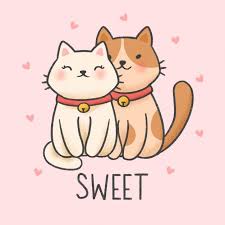 Wallpapers kawaii cute cat couple cartoon. Couple Cartoon Kawaii Cat Wallpaper Novocom Top