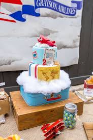 This airplane theme will be perfect for any birthday or baby shower!max is turning one and in this video i show y. Kara S Party Ideas Vintage Airplane Birthday Party Kara S Party Ideas