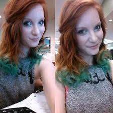 Hair Red Curls Ombre My Natural Red Hair With Blonde And Teal At The Roots Dyed Red Hair Red Blonde Hair Blue Tips Hair