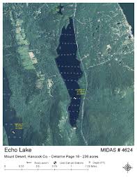 Lakes Of Maine Lake Overview Echo Lake Mount Desert