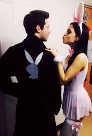 Couples costumes are a fun and exciting halloween tradition. Gabi Demartino On Twitter Hughe Heffner And His Playboy Bunny Http T Co 5ssuggkleq