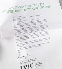Dear sir, i, abc of the above address would like to invite xyz for a short. Trump Family Emigrated From Germany Irish Immigration Museum Reminds American President Politics