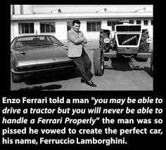 Putting Mister Ferrari In His Place Lamborghini Quotes Lamborghini Cars Lamborghini Jarama