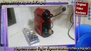 Nespresso inissia coffee capsule machine with aeroccino, white by krups. Nespresso Inissia Coffee Capsule Machine Review Plus A Big Tip Youtube