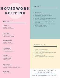 Easy Housework Routine Housework Hacks House Cleaning Tips Cleaning Hacks