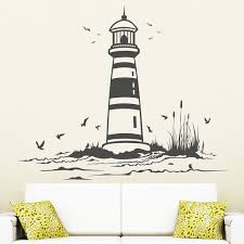 Wandtattoo Strand Leuchtturm Vogel Kuste 80x95 Von Wandtattoo Loft Via Dawanda Com Mit Bildern Leuchtturm Wandtattoo Turm