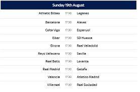 Albacete conceded at least 1 goal in 75% of their home matches. Spanish La Liga 2018 19 Fixtures Confirmed