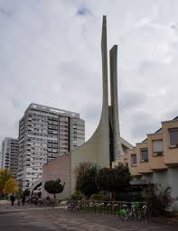 Strasbourg Architecture Sacree Eglise Moderne Les Regions De France