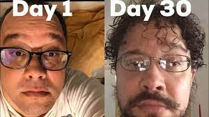 Some men are predisposed to being hairier, other men will naturally have sparse chest hair, and others might be completely smooth. Beard Growth Time Lapse In 30 Days Youtube Curly Beard Beard Growth Grow Beard