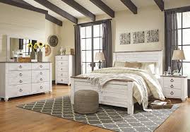 Wynnlow crossbuck panel bedroom set. Willowton 4 Piece Panel Bedroom Set In 2021 Bedroom Set Ashley Furniture Bedroom Bedroom Furniture Sets