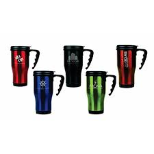 Buy stainless steel coffee mugs and get the best deals at the lowest prices on ebay! 16 Oz Personalized Custom Laser Engraved Stainless Steel Travel Mug W Handle 5 Colors Walmart Com Walmart Com