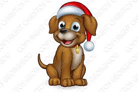 New users enjoy 60% off. Cartoon Christmas Pet Dog Pre Designed Illustrator Graphics Creative Market
