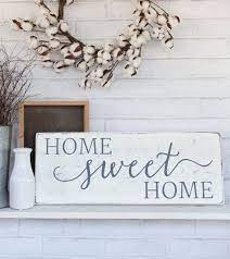 Home Sweet Home Sign Wood Framed Sign Home Wall Decor Etsy Rustic Wood Signs Diy Wood Frame Sign Home Decor Signs