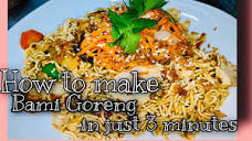 How to Cook Bami Goreng in just 3 MINUTES. | indonesian noodles ...
