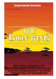 The Lion King Movie Guide Activities Answer Key Inc Color Black White