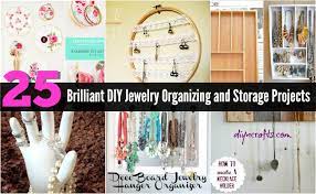 This surprisingly simple project is a unique and stylish storage solutio. 25 Brilliant Diy Jewelry Organizing And Storage Projects Diy Crafts