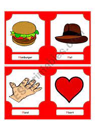 Learn all about the letter h in spanish! Alphabet Words H Flash Cards Esl Worksheet By Futago1998