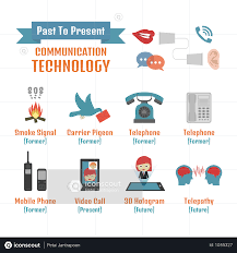 Premium Past To Future Communication Technology Illustration Download In Png Vector Format Communication Illustration Communication Technology