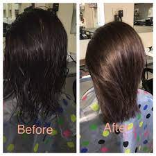 Blow Dry Straight Style On Ms Amanda S Short Hair Looks Super Smooth Using Perfect Me Product To Add A Little Mor Short Hair Styles Hair Looks Long Hair Styles