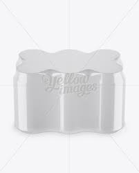 Pack With 6 Alminium Cans Mockup In Can Mockups On Yellow Images Object Mockups Mockup Free Psd Free Packaging Mockup Mockup Free Download