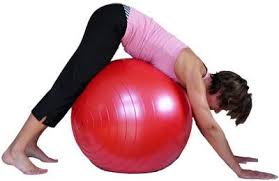 Relax And Challenge Your Balance And Stability With These Ball Moves Ball Exercises Exercise Yoga Stretches