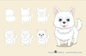 Here is a few different looking faces that you can choose from when drawing out the expression on an anime style dog. How To Draw A Cute Anime Dog In 7 Steps Animeoutline