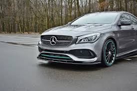 Progressive dynamics from bonnet to rear. Splitter Frontansatz V 1 Mercedes Benz Cla C117 Amg Line Facelift Gloss Shop Mercedes Cla C 117 Facelift Amg Line Maxton Design