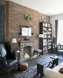 Brick wall living room apartment. Brick And Stone Wall Ideas 38 House Interiors