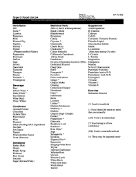 sample blood type o food list 1 4 free download