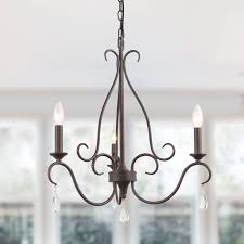 French country lighting at lightingdirect.com. Rustic French Country Chandelier 3 Lights Candle Iron Pendant With Crystal Droplets For Dining Living Room Kitchen Bedroom Walmart Com Walmart Com