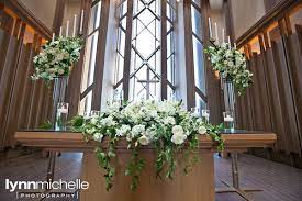 Portland wedding florist styles flowers for the rise weekend event. Angela Spencer Wedding Lynnmichelle Church Flowers Church Wedding Flowers Altar Flowers Wedding